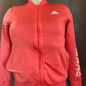 Red/Pink  adidas sweater (Youth M)